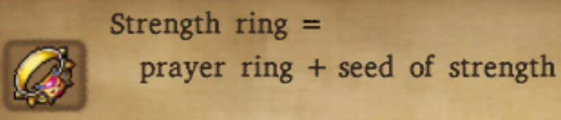 Strength Ring Alchemy Recipe